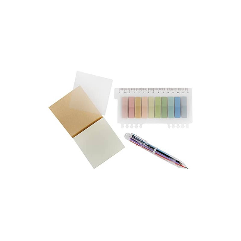 Loveria Transparent Sticky Notes Set, 150 x Transparent Sticky Notes