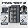 25-in-1 Precision Screwdriver Set – 24 CR-V Steel Bits with