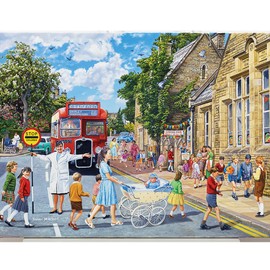 The Lollipop Lady 1000 Piece Jigsaw Puzzle | Nostalgic Jigsaw Puzzle | Sustainable Jigsaw Puzzle for Adults | Premium 100% Recycled Board | Great Gift for Adults | Gibsons Games