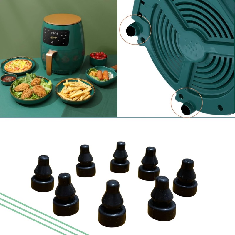 Holiket Replaceable Rubber Feet for Slow Cooker, Prevent Scratches and