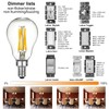 LiteHistory E12 led Bulb dimmable 6W Equal e12 Candelabra Bulb