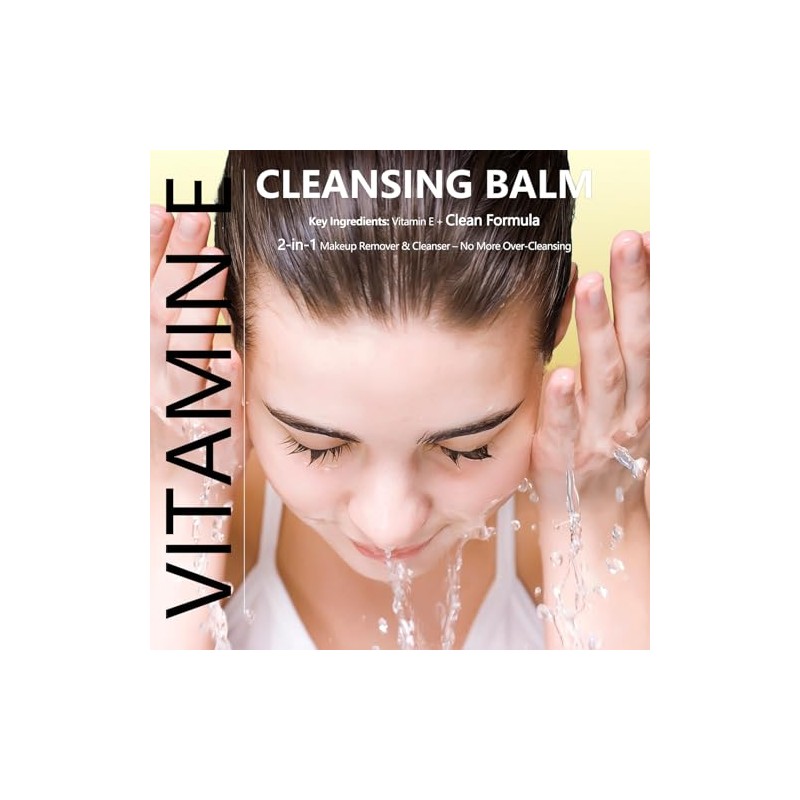 Bálsamo desmaquillante con Vitamina E (85 g) y espátula magnética