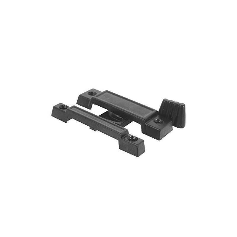 Slide-Co 17755 Diecast Black Finish, Window Sash Lock (Single Pack)