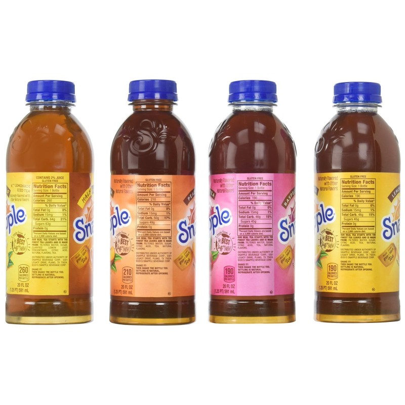Snapple Iced Tea Variety Pack, 20 Fl Oz (Pack of