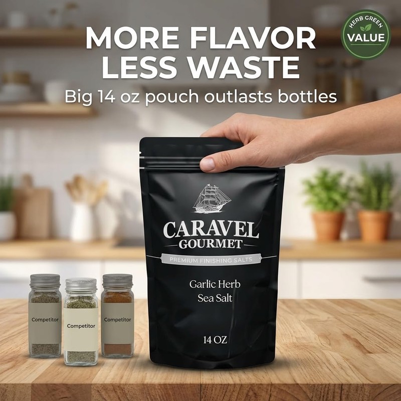 Garlic Medley Salt Seasoning for Cooking and Finishing – Savory