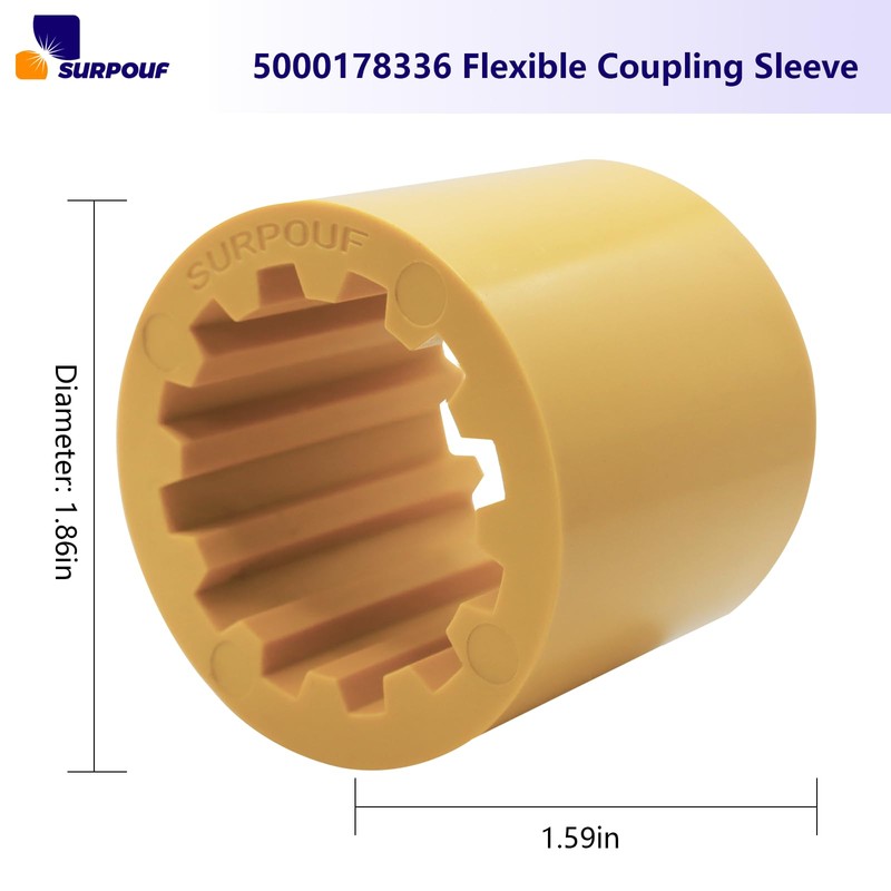 5000178336 Flexible Coupler Sleeve Fits for Replaces W-Acker N-euson RD11