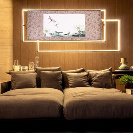 EXCEART 2pcs Blank Hanging Scroll Chinese Xuan Paper Art Wall Scrolls for Sumie Calligraphyor Calligraphy