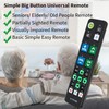 Alkia Universal Big Button TV Remote Control with Glow-in-the-Dark Keys