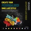 VASGO Round Shoe Laces Reflective For Sneakers (Pink, 31inches/80cm)