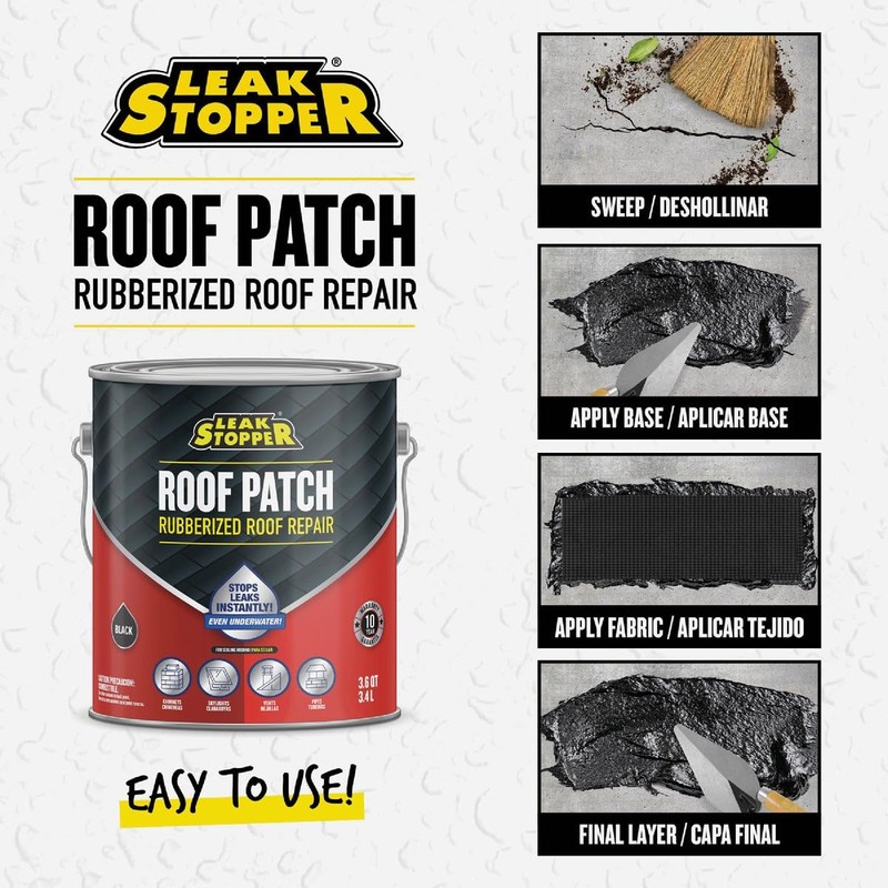 Gardner-Gibson Leak Stopper Rubberized Roof Patch 1 Gallon | 100%