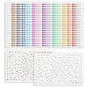 1600 Pcs 3/4/5/6 mm Self Adhesive Face Gems for Bride,