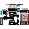 TEAM LOSI 22S 1X10 SPRINT LOS-1387T1 SAMMY SWINDELL TMC DECAL