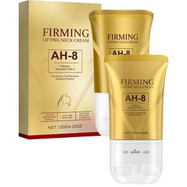AH-8 Firming Neck Cream, 2025 New Roller Neck Firming Cream, Tighten And Lift Neck Cream Contain Hexapeptide With Double Roller Massage for Crepey Skin Body Care Comfort Firm and Lift Skin