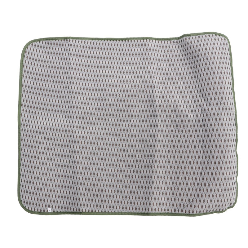 Dog Cooling Mat Breathable Portable Rattan Bed Pet Summer Sleeping