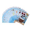 36PCS Facial Stickers for Kids Cartoon Hawaiian Beach Theme Sticker