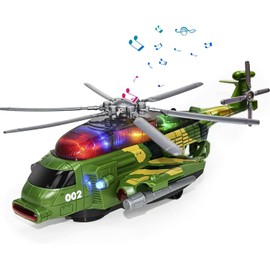 YongnKids Helicopter Toys- Airplane Toys for Toddlers Boys 1-3 4-7 Birthday Gifts, Toys Airplane- Helicopter with Musical and Lights for 2 3 4 5 6 Year Old Boys Girls, Helicopter Military Toys ﻿