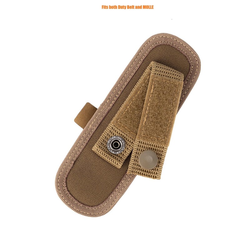 TACNEX Compact Tactical Flashlight Holster Duty Belt Flash Light Pouch