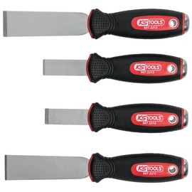 KS Tools 907.2210 STAINLESS STEEL Chisel scraper set, 4 pcs