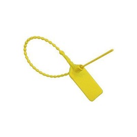 100 x Safety Seals Yellow Pull Tite Safety Seal