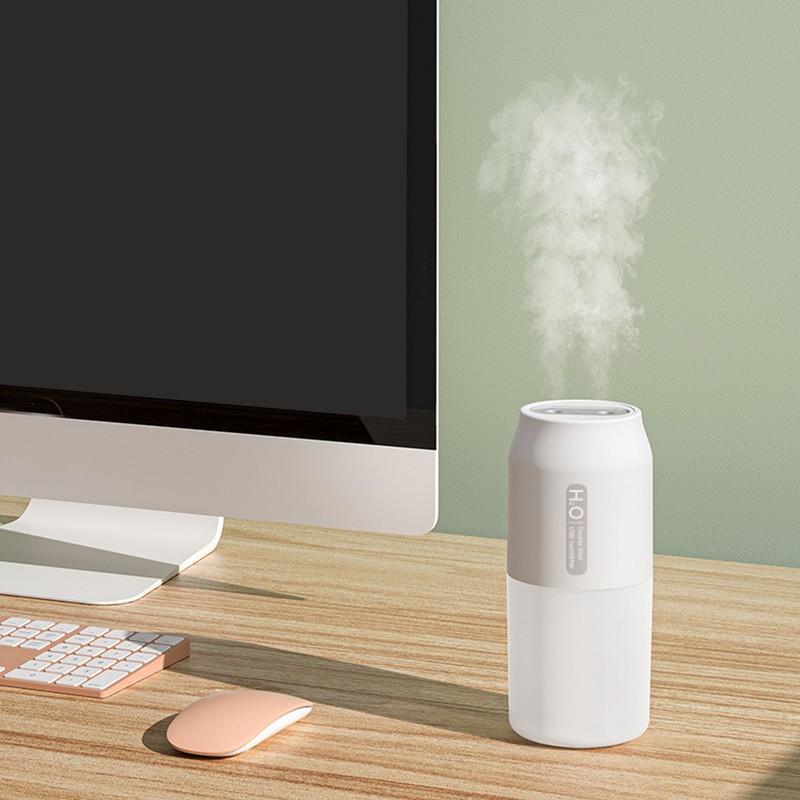 Mini Humidifier 280ml Two Spray Modes 10dB Low Noise Portable