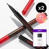 Clio 수퍼프루프 브러쉬라이너 x2 사은립앤아이리무버미니 Superproof Brush Liner x2 with Mini Lip & Eye Remover