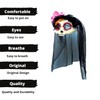 Catrina with Veil, Antifaz de Catrina con Velo, Ideal para
