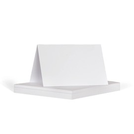 Name place cards | plain white folded table name cards for party reception birthday 25 50 or 100 pieces | name cards for table setting | wedding name cards | (25 cards)