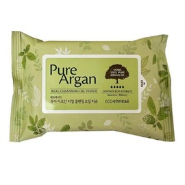 Argan Tissue, 20 sheets for convenient cleansing and makeup removal 2ea