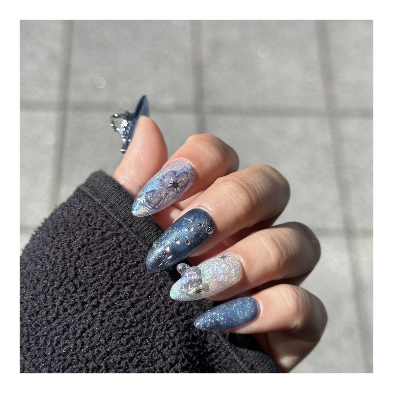 (Guaranteed actual product) Eunha Handmade Nail Tips - Short Oval
