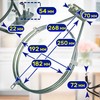 Round Element Heater Resistance Furnace 2000W 230V with Original Code