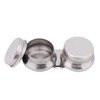 Haosie Double Dipper Palette Cup, Oil Painting Supplies, Stainless Steel
