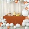 DREAMANIA Table Skirts for 8ft Rectangle Tables - 1PCS Light