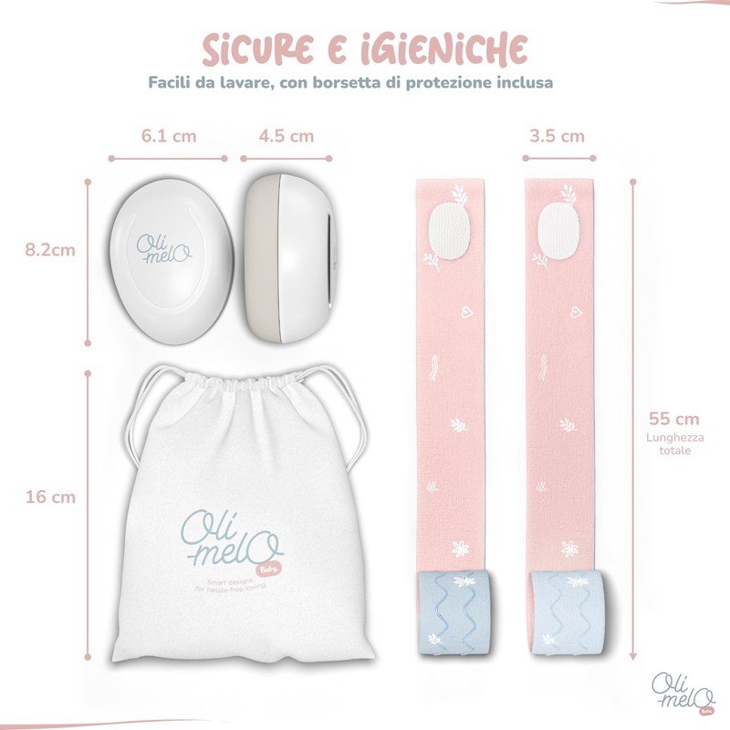 Oli-Melo Cuffie Neonato Antirumore per Proteggere l'Udito Fino a 34dB