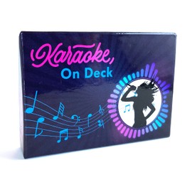 Karaoke On Deck - Karaoke Singing Card Game for Families, Friends, Adults, Kids. Great for Game Nights! Great for Groups! 2+ Players, All Ages