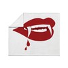 CafePress Red Vampire Lips Throw Blanket Super Soft Fleece Plush