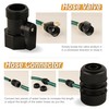 Leader Hose for Outdoor Garden Connection: 2FT 1/2" Short Hose