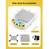 CGOLDENWALL Precision Lab Scale 5000gX0.01g Analytical Electronic Balance Digital Laboratory
