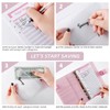 NICOOTH NICOOTHBudget Binder Cash Envelopes A6 Money Saving Binder with