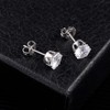 ASH'S CHOICE Women's 925 Silver Earrings, 6 Pairs of 925