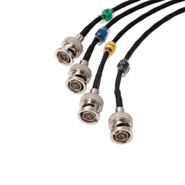 Sync Cable for Red Komodo Straight 9 Pin Male to 4 Ports BNC for Timecode In| Timecode Out | Genlock | GPI