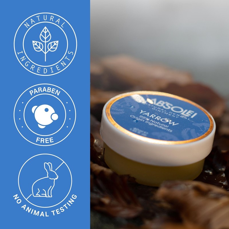 Absolei Haemorrhoids Ointment, Natural Yarrow Ointment to Soothe The Pain,
