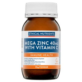 Ethical Nutrients Mega Zinc Powder 40mg (Orange)95G