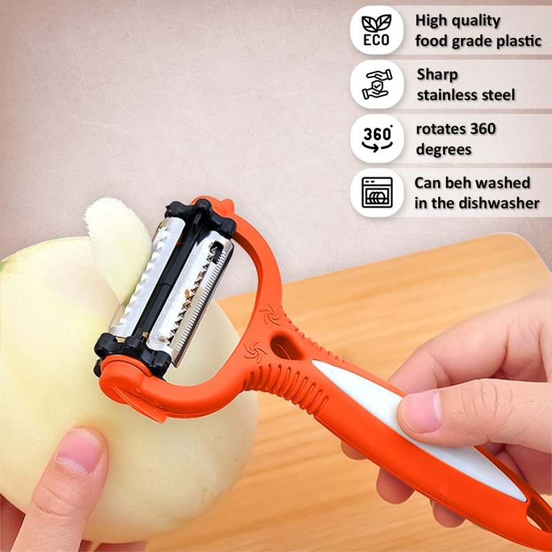 AEX Peeler for Kitchen 3 in 1 Potato Peelers Multifunction