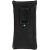 CTM® Leather Eyeglass Case with Holster Clip, Brown