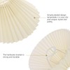 DOITOOL E27 Pleated Lamp Shade Table Lamps Chandelier Pendant Light