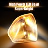 Paddsun Left and Right LED Side Mirror Turn Signal Light