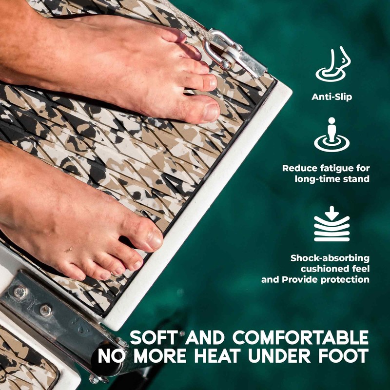 FOCEAN Boat Flooring EVA Foam Boat Decking Camo Marine Flooring