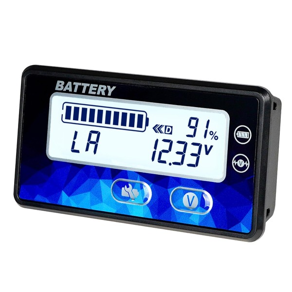 Runleader DC12V 24V 36V 48V Mini Battery Indicator Volt Meter