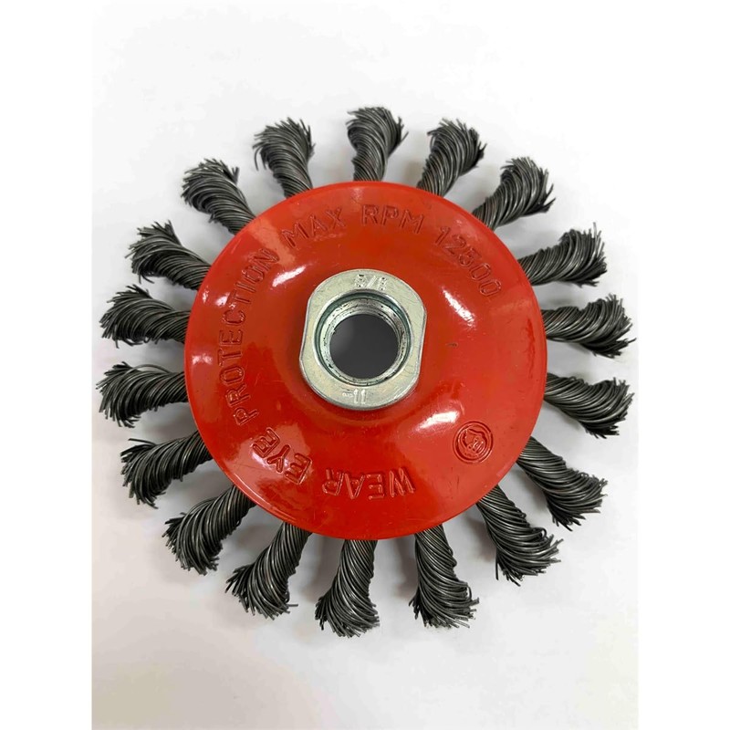 Titan Tools - 4-1/2 in. Knotted Bevel Wire Wheel