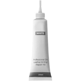 Gel Reparador de Cuero Crema Reparadora de Asientos de Automóvil Gel Reparador de Vinilo Reparación de Rasguños y Agujeros para Quemaduras 20 Ml para Asientos de Automóvil (Blanca)